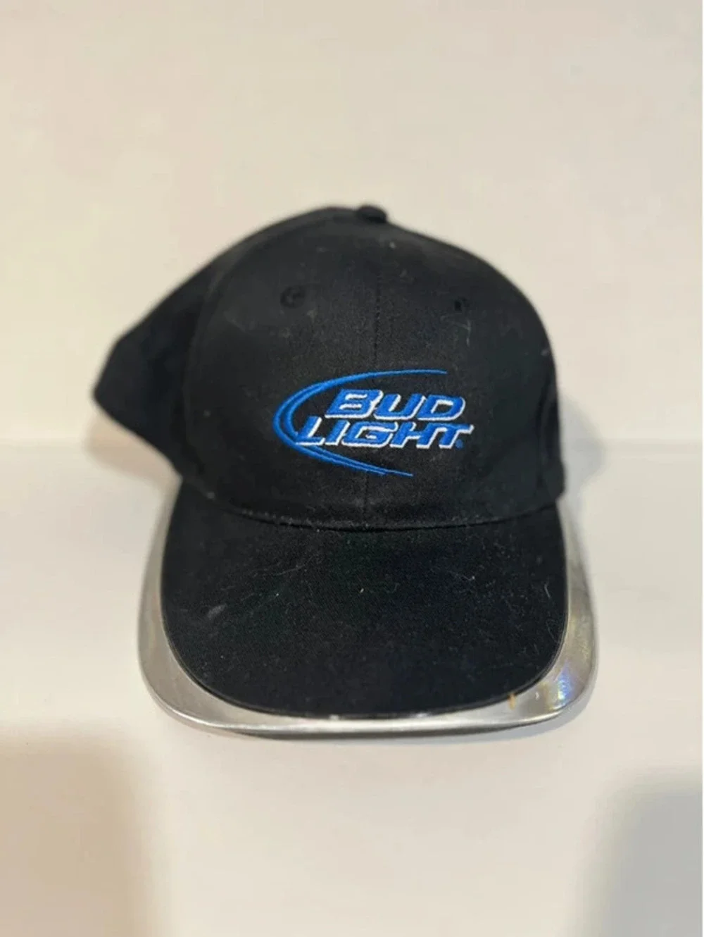 Bud light Budweiser Embroidered Classic Logo black Snapback Hat/Cap Adjustable